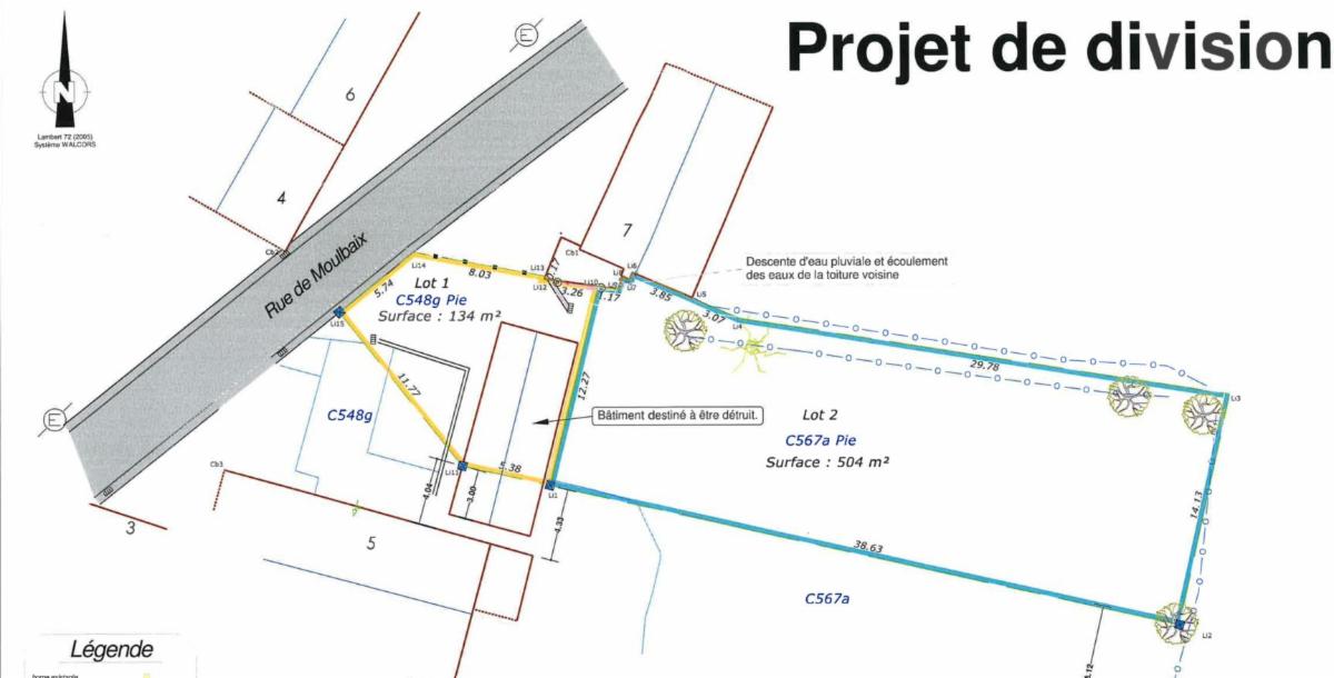 Terrain à vendre - Rue de Moulbaix3, 7903 Blicquy