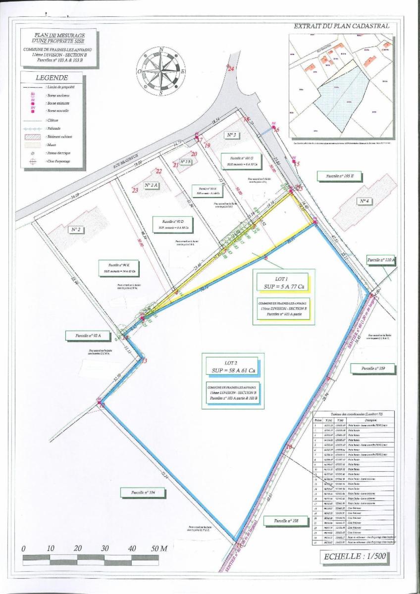 Terrain à vendre - Rue Beaureux, 7910 Arc-Ainières