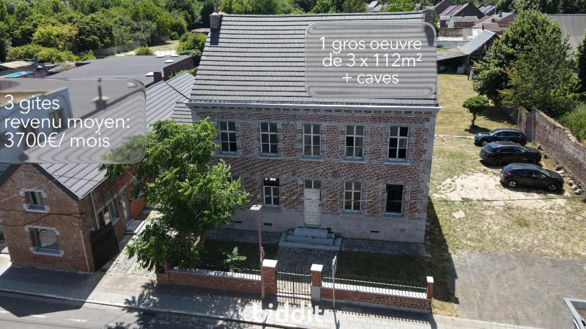 Maison enchères BIDDIT - Rue François Dorzée106, 7300 Boussu